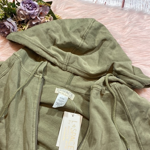 NWT L*Space Stay Cool Romper in Washed Army sz S - Picture 4 of 13